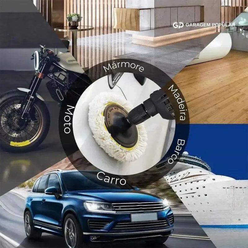 Kit de Discos de Polimento para Carro - 